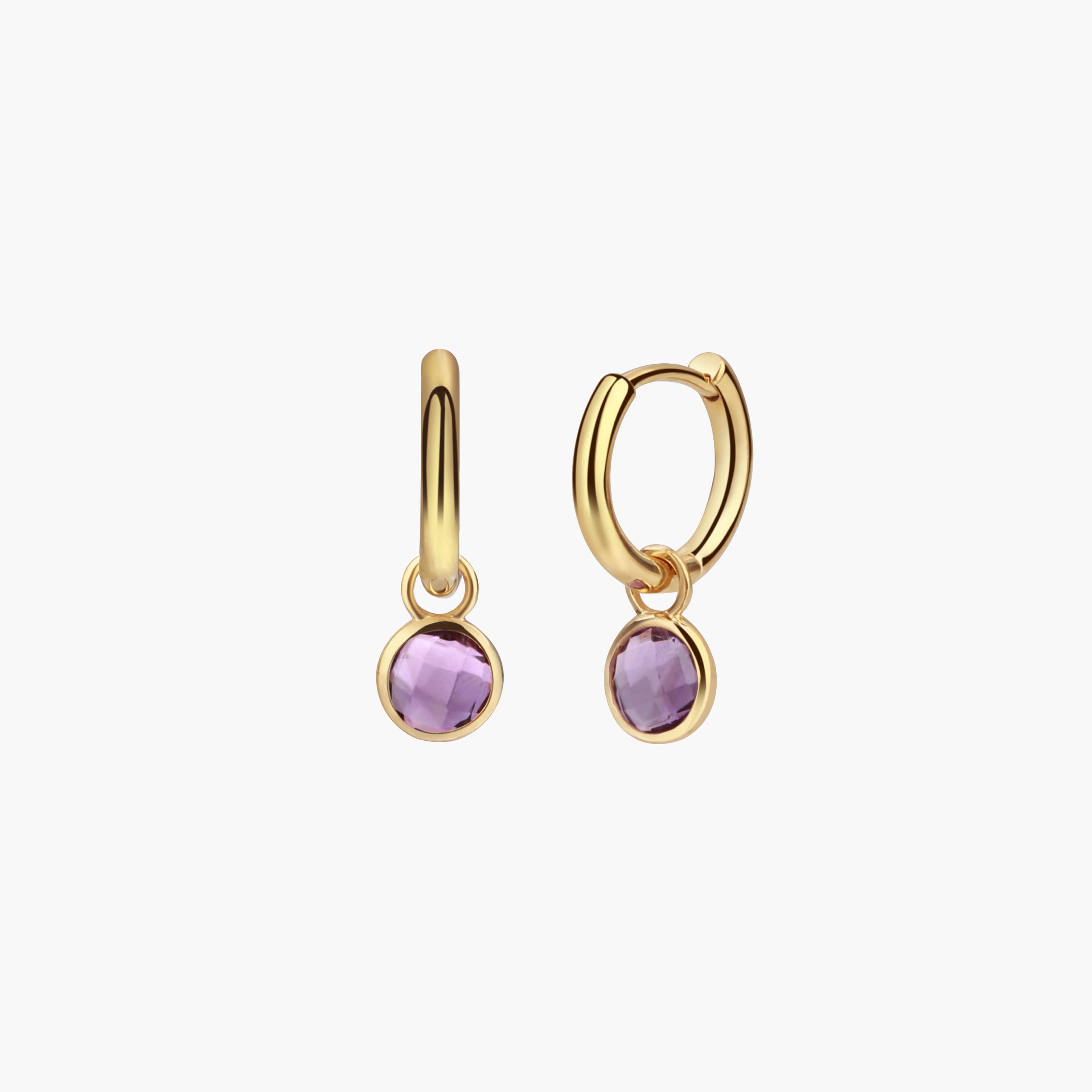 Boucles d'oreilles Gemia en pierres Améthyste - SLOYA